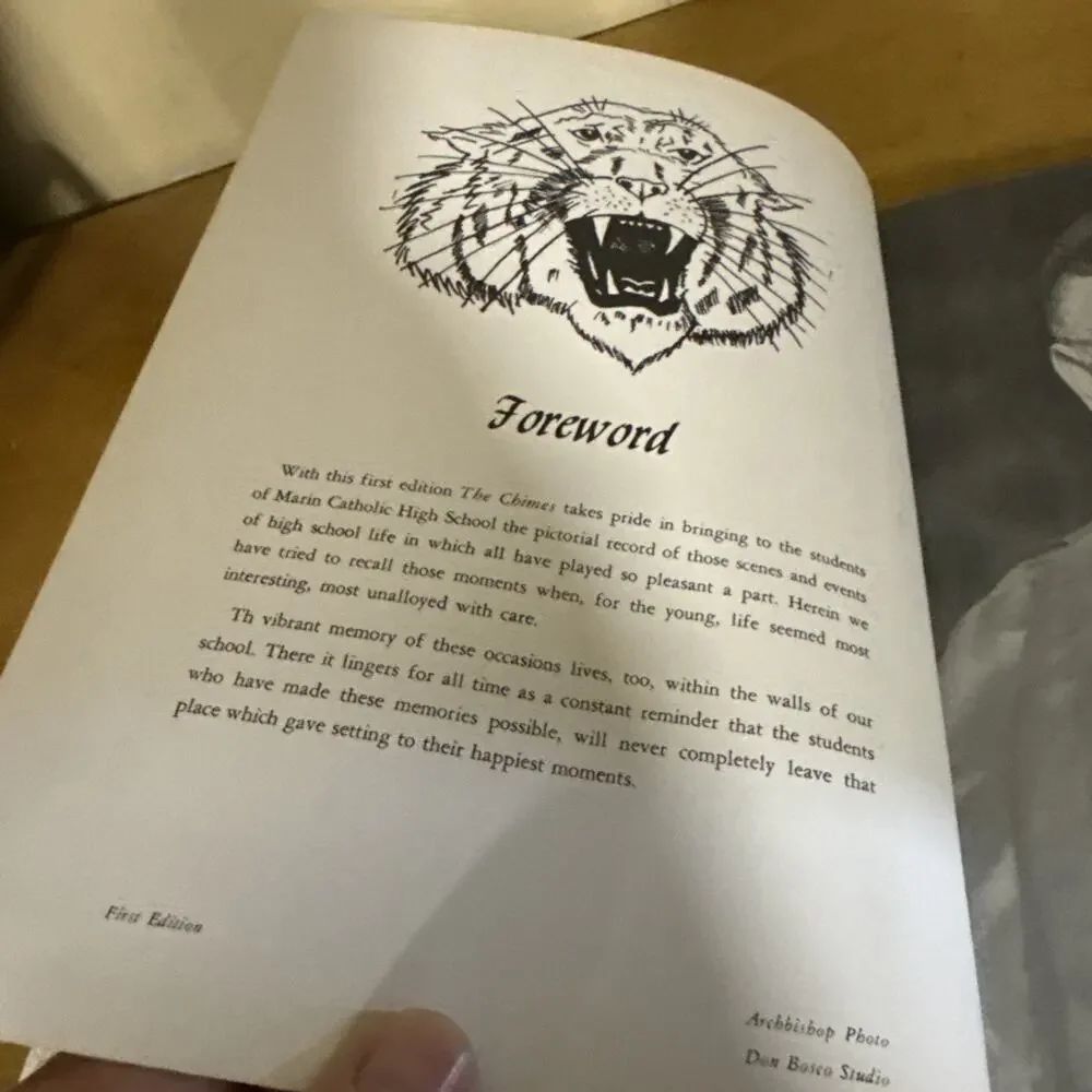 1953 Marin Catholic High School Yearbook, San Rafael California